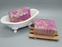 Load image into Gallery viewer, Lavender Chamomile Goat's Milk Bar Soap